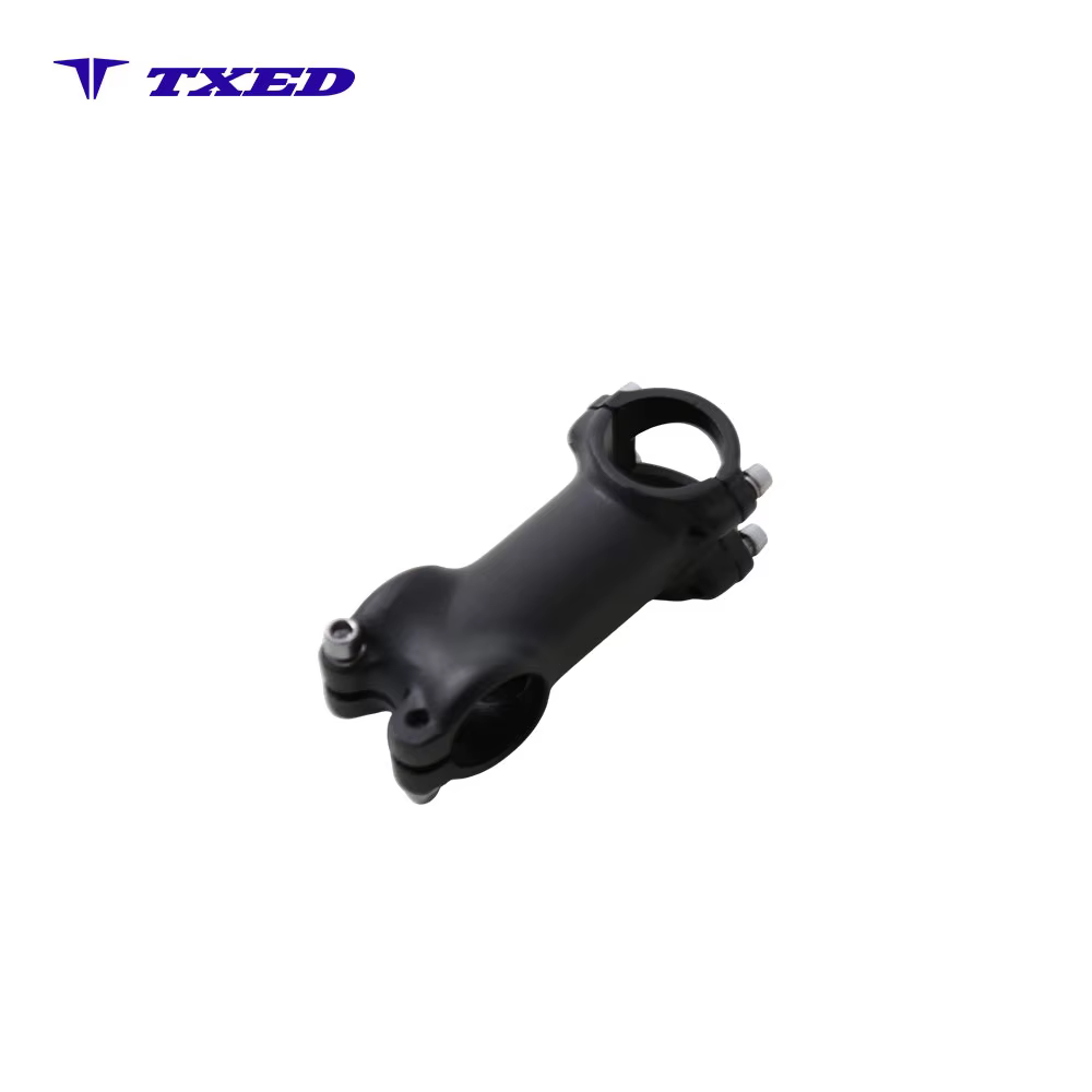 Threadless Aluminum Alloy Bicycle Stem SM-A92-8 Fork Clamp 28.6mm Handlebar Clamp 31.8mm 80mm Length High Strength Black MTB detail image 3