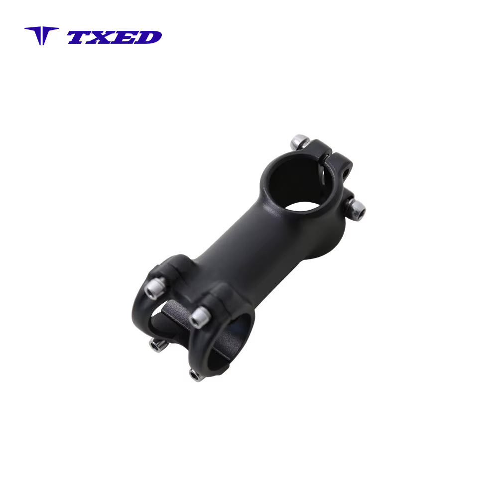 Threadless Aluminum Alloy Bicycle Stem SM-A92-8 Fork Clamp 28.6mm Handlebar Clamp 31.8mm 80mm Length High Strength Black MTB detail image 5