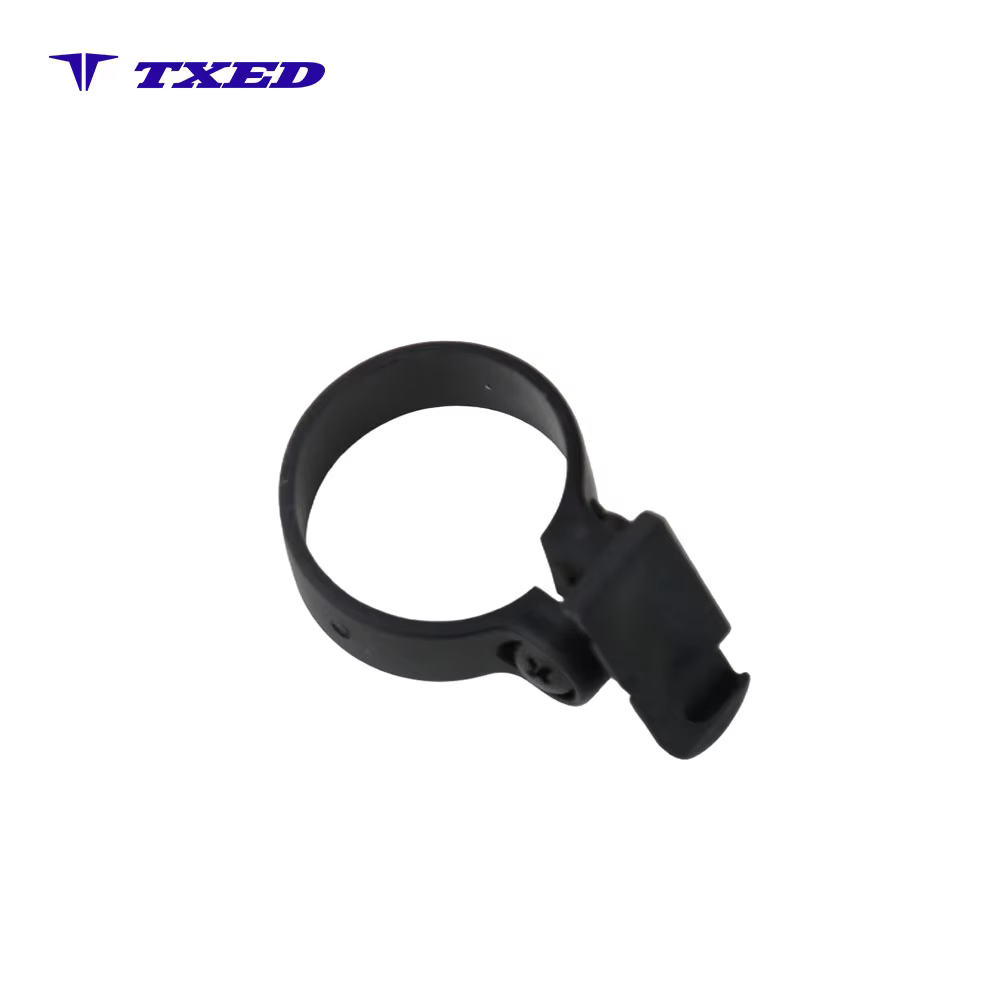 TXED 34.9mm Plastic Quick Release Bicycle Rear Light Mount Seat Post Light Clamp Bracket for E-bike Mountain Bike detail image 1