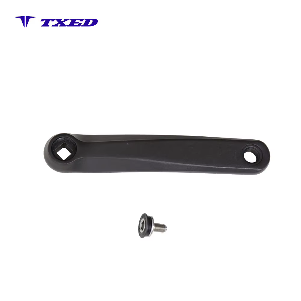 TXED Wholesale 170mm Square Taper Sand Blasting Black Aluminium Left Right Bike Bicycle Crank Arm detail image 3
