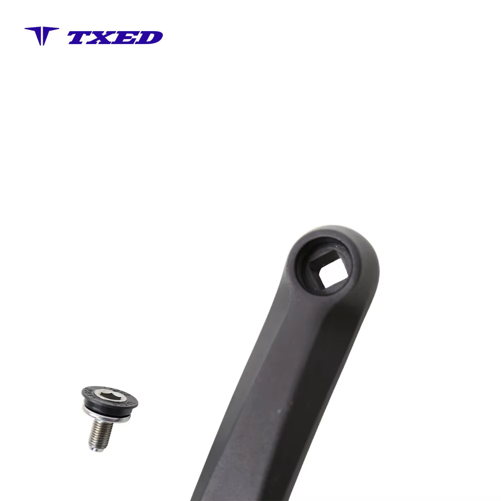 TXED Wholesale 170mm Square Taper Sand Blasting Black Aluminium Left Right Bike Bicycle Crank Arm detail image 4