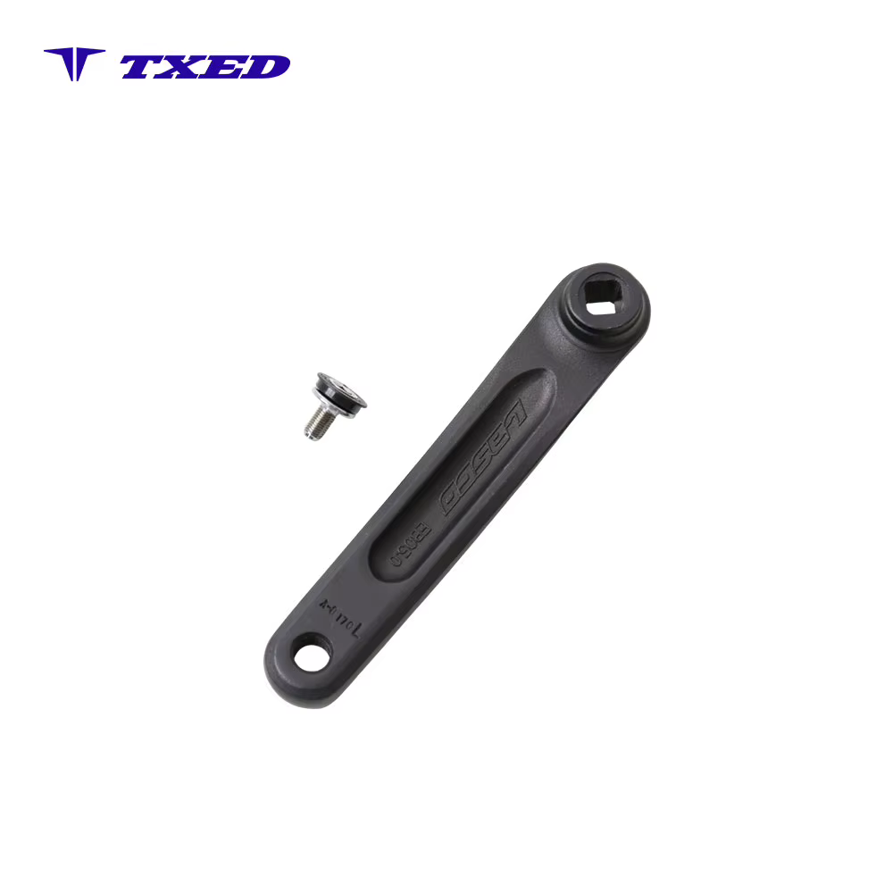 TXED Wholesale 170mm Square Taper Sand Blasting Black Aluminium Left Right Bike Bicycle Crank Arm detail image 7