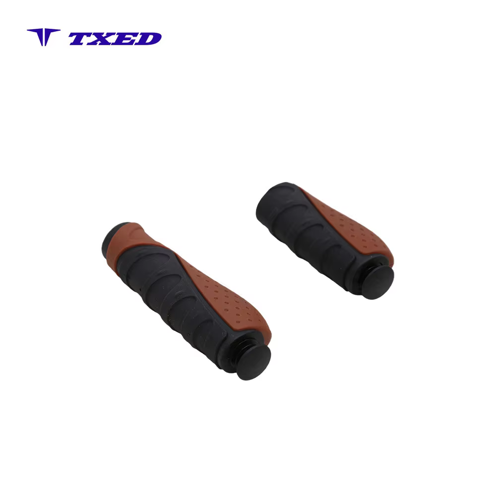 VELO Bike Handle Grips Ergonomic Non-slip TPR 22.2mm Inner Diameter 130mm/92mm Waterproof Long-distance Urban Bicycle