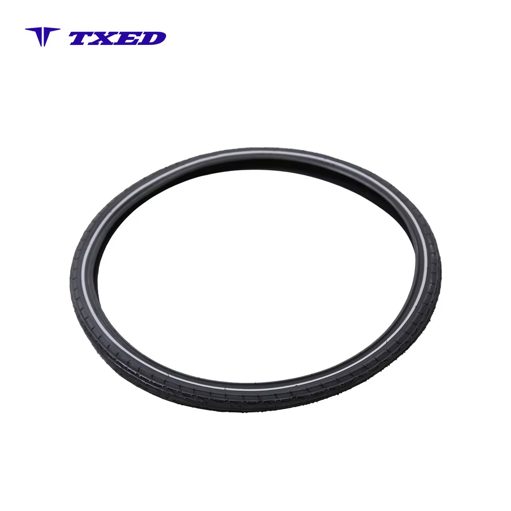 Wear Resistant Bicycle Tire With Reflective Sidewall Excellent Grip and Riding Safety Black 26 Inch 15 Bicycle Tire detail image 2