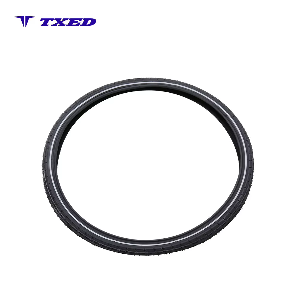 Wear Resistant Bicycle Tire With Reflective Sidewall Excellent Grip and Riding Safety Black 26 Inch 15 Bicycle Tire detail image 3