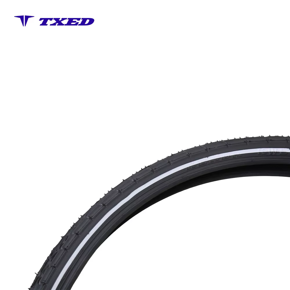 Wear Resistant Bicycle Tire With Reflective Sidewall Excellent Grip and Riding Safety Black 26 Inch 15 Bicycle Tire detail image 4