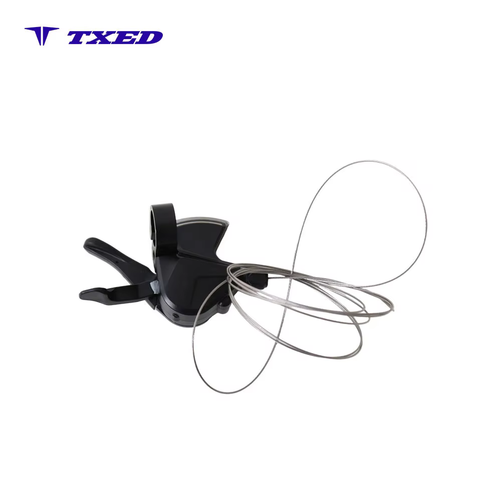 Wholesale 2400mm Aluminum Alloy 9-Speed Wire Bike Gear Shifter Lever Left Right Universal Mountain Folding Shift Handle Spare