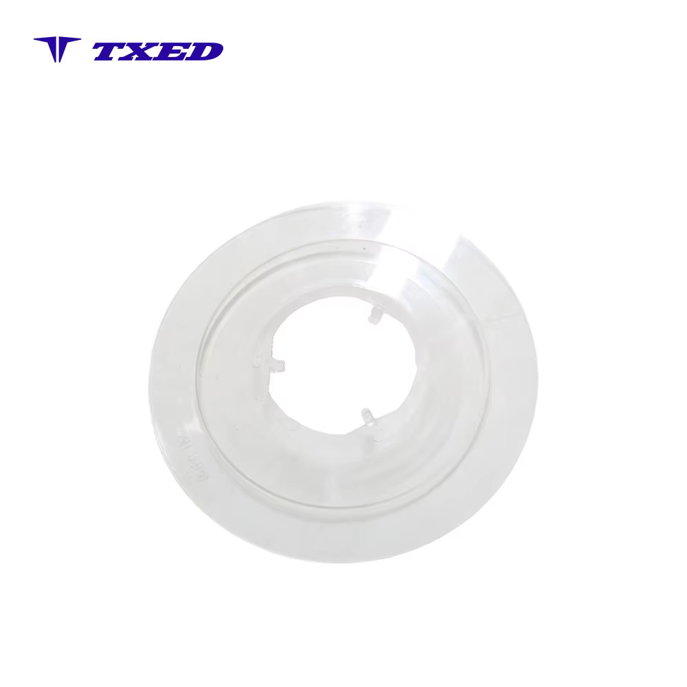 Xieli High Strength Transparent Polished Plastic Bicycle Spoke Protector Flywheel Guard XL-H06 3-Claw Clip-on Installation Chain detail image 3