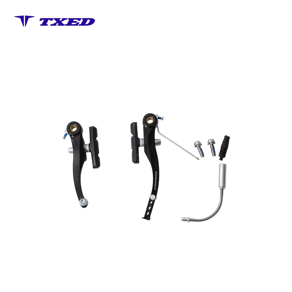 Yinglong Front Aluminum Set 108mm Arm Length 60mm Brake Pad Buffer Stainless Steel Bent Tube Bicycle Brake Lever