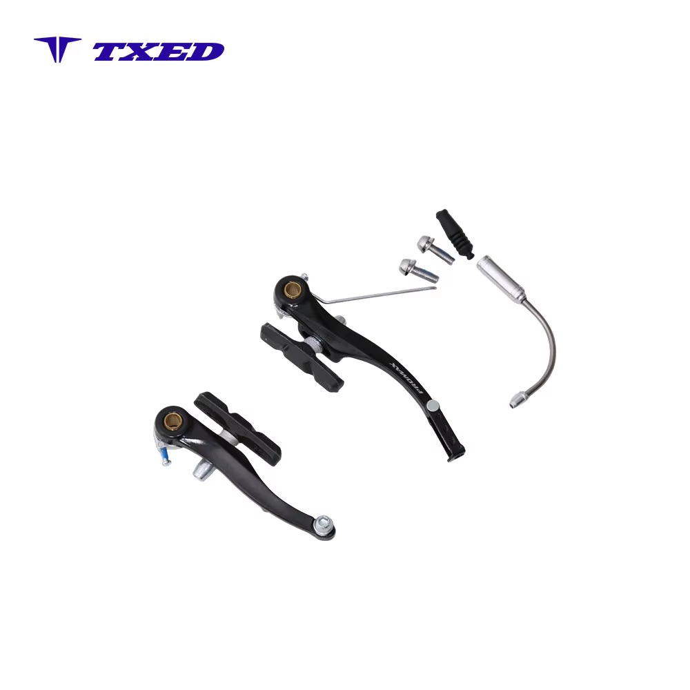 Yinglong Front Aluminum Set 108mm Arm Length 60mm Brake Pad Buffer Stainless Steel Bent Tube Bicycle Brake Lever detail image 2