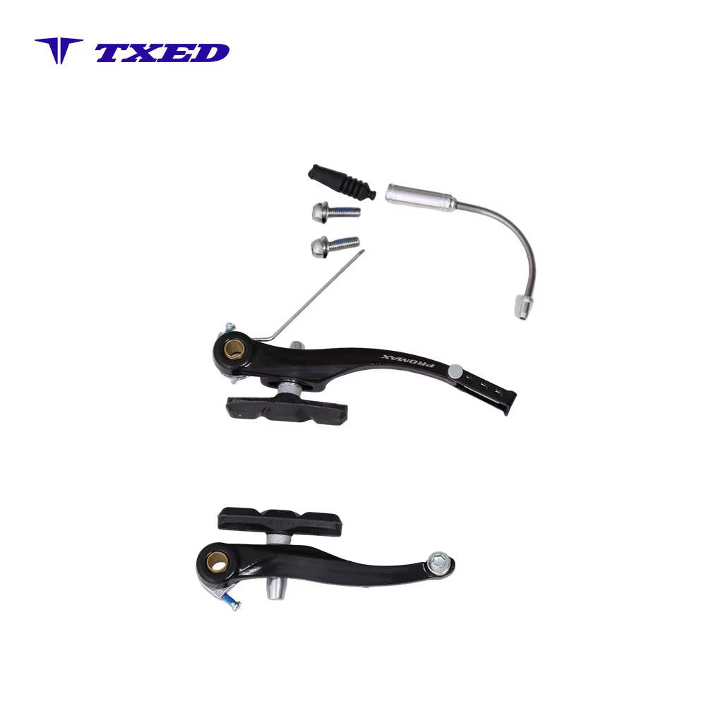 Yinglong Front Aluminum Set 108mm Arm Length 60mm Brake Pad Buffer Stainless Steel Bent Tube Bicycle Brake Lever detail image 3