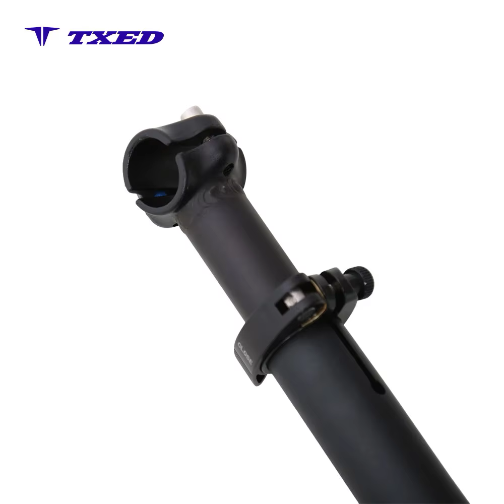 Zhihangda 28.6mm Fork Tube Compatible 25.4mm Handlebar Clamp Telescopic Adjustable Stem Electric Bicycle 8 Left Fold Safety detail image 6