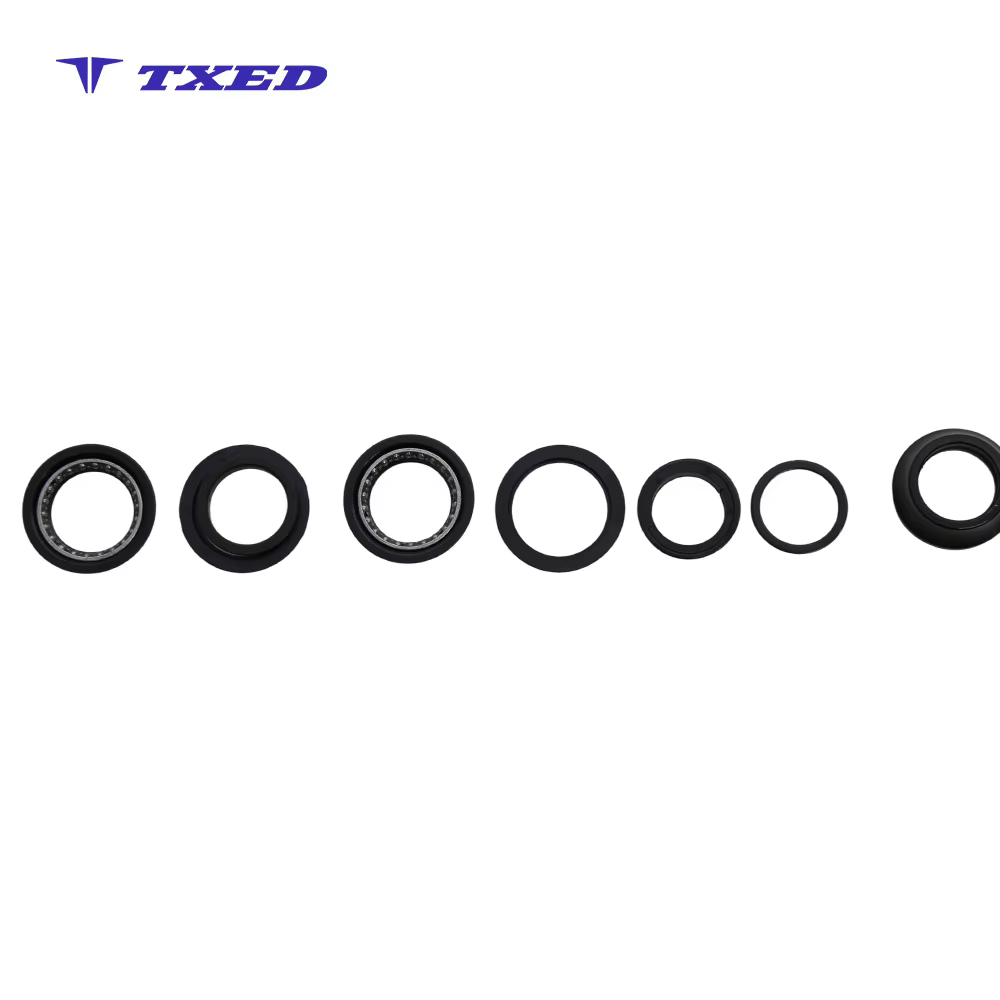 ZhiQing H115M-1 9Pcs Threadless 28.6x44x30mm 23.6mm MTB Road Bike Headset with Sunflower Aluminum Polished detail image 8
